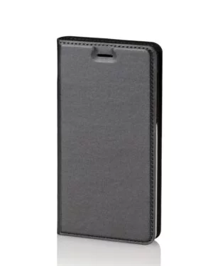 Wave Book Case - Nokia 5 - Metallimusta