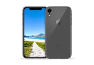 Wave Silikoninen takakuori - Apple iPhone XR - Kirkas