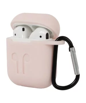 Wave Silikonikuori - Apple AirPods - Vaalean punainen
